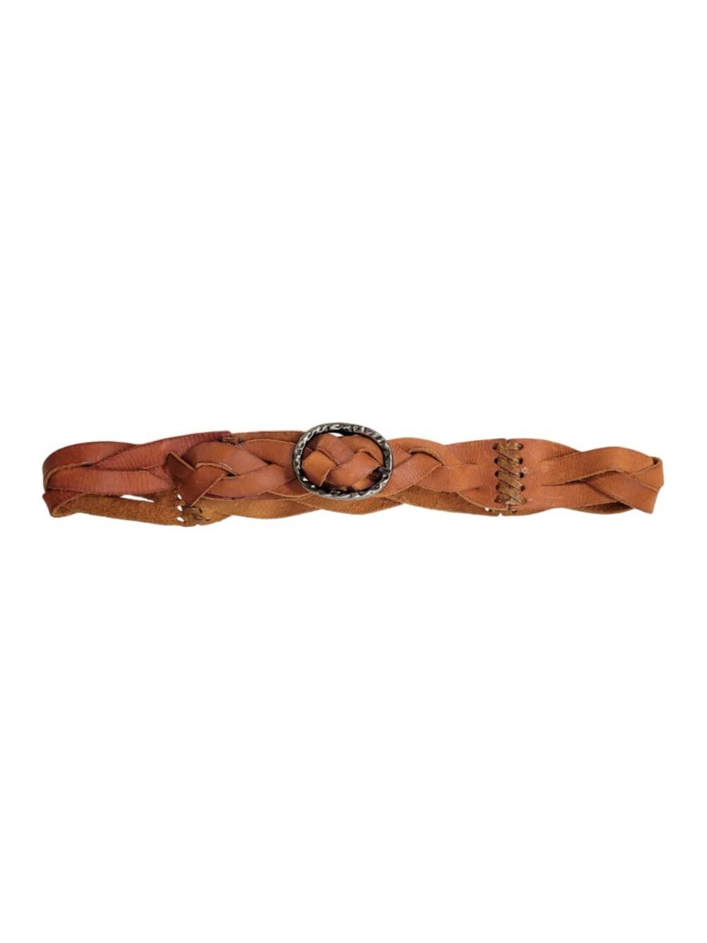 Women's Boho Woven Leather Belt - Picture 4 of 4